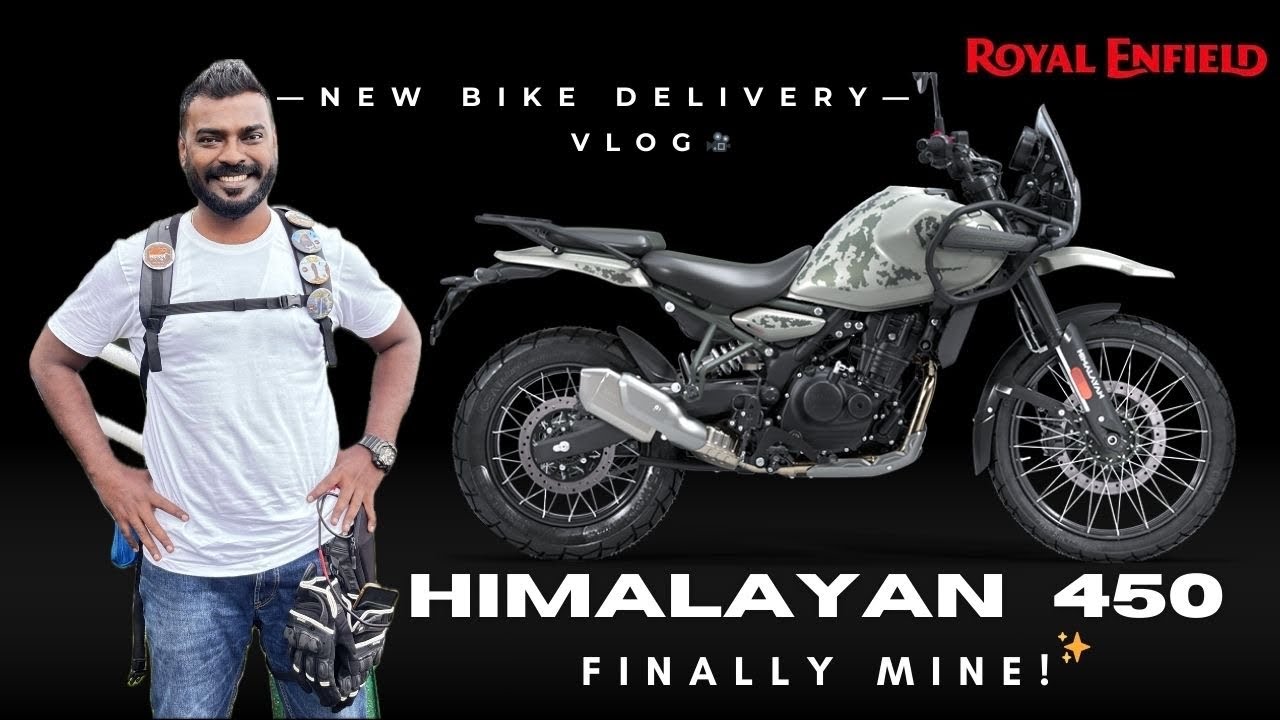 Finally Delivered My Dream Bike | Himalayan 450 🏍️❤️