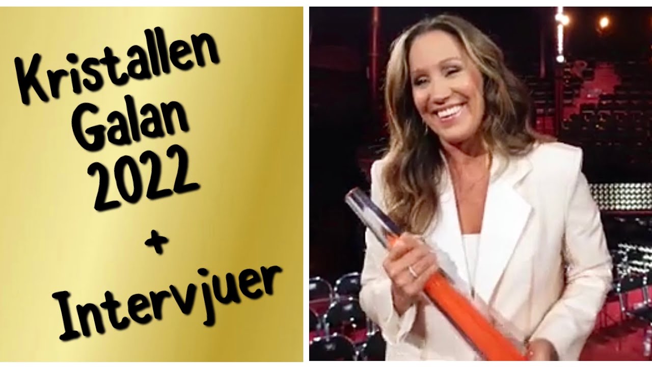 Tv-priset Kristallen 2022 - röda mattan, mingel och intervjuer