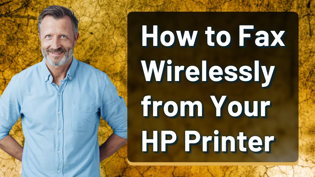 How to Fax Wirelessly from Your HP Printer