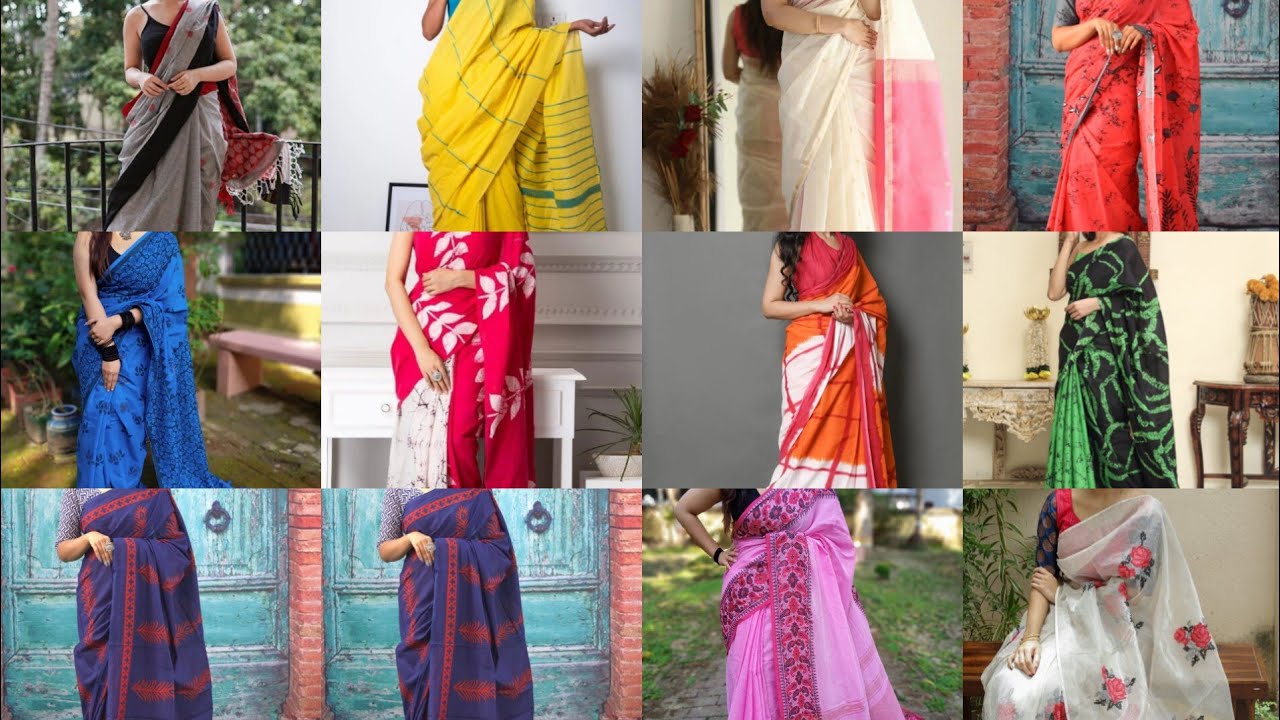 Cotton trending saree collection