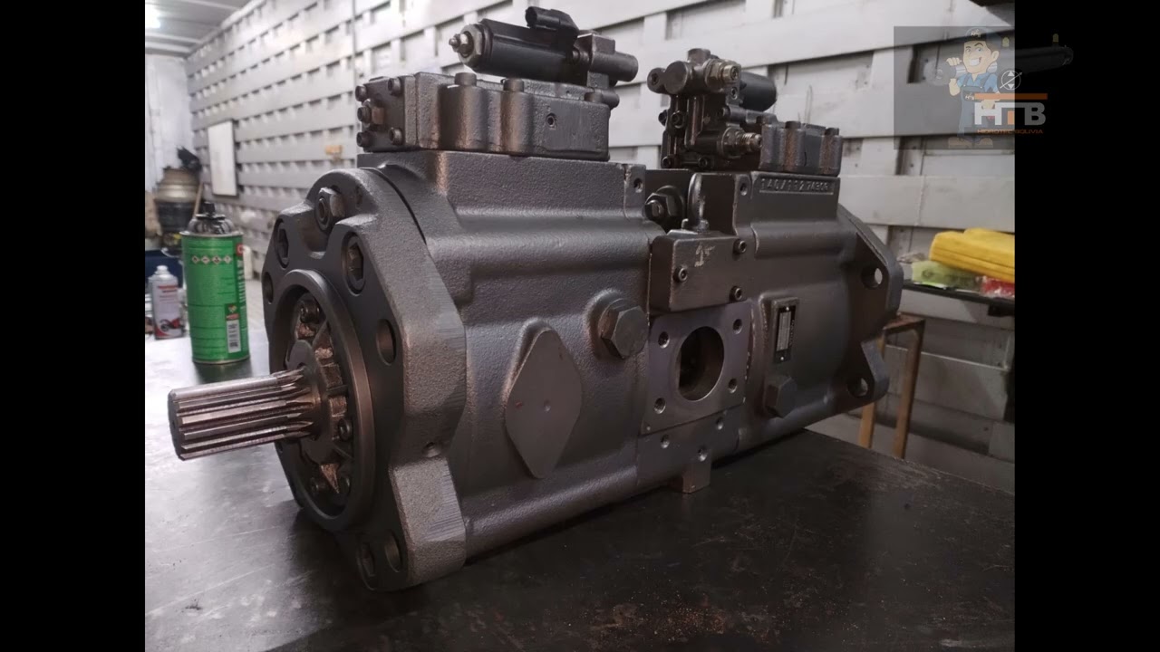 Reparación de bomba hidráulica en excavadora Volvo 210 #excavadora #hidraulica