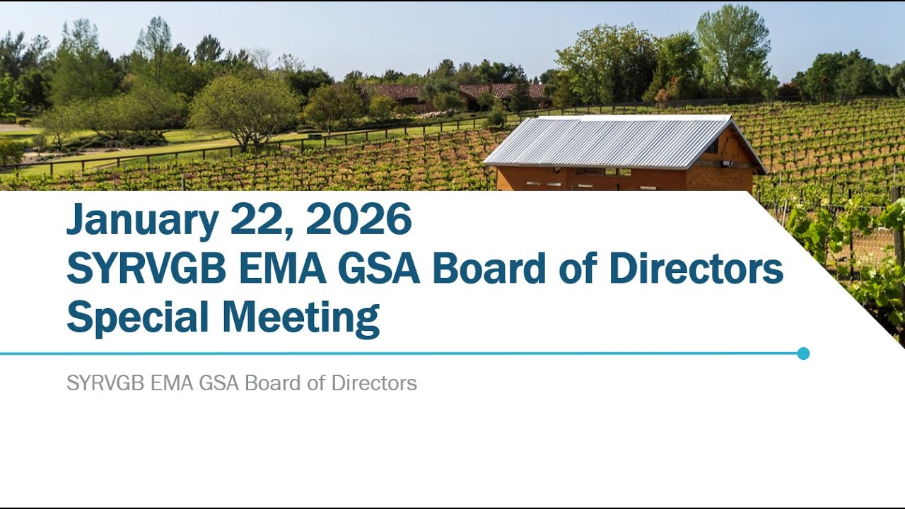 January 22, 2026 EMA GSA Board of Directors Regular Meeting
