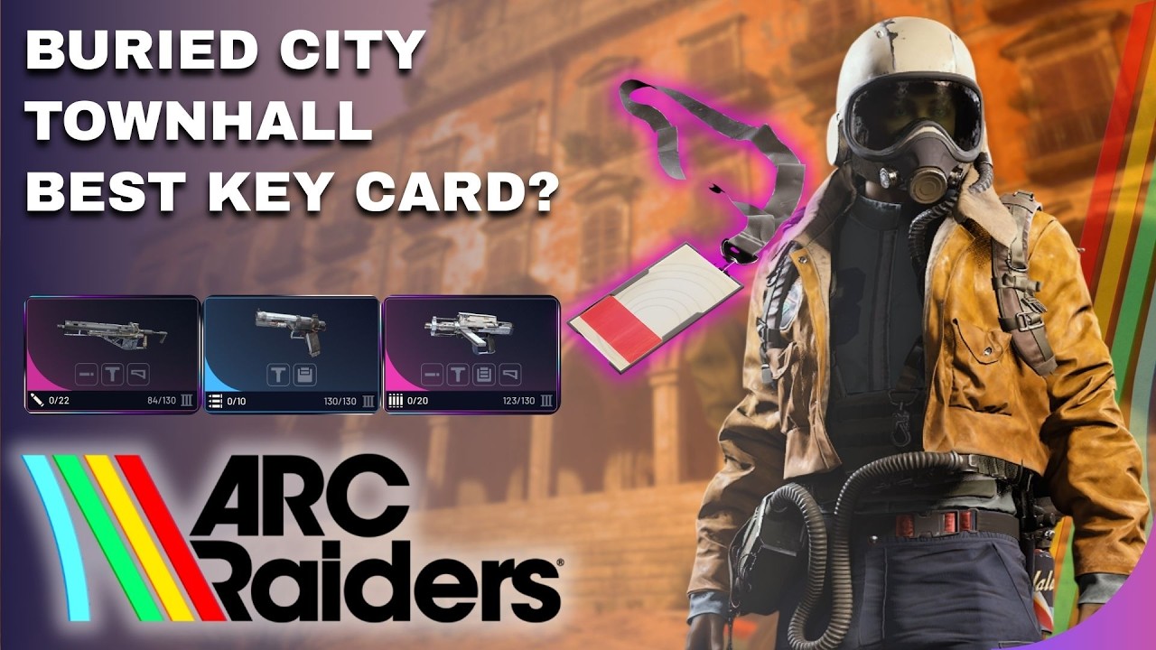 BEST Key Room In Arc Raiders | Buried City Townhall #arcraiders