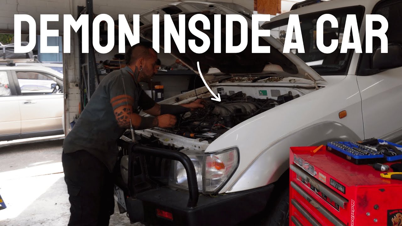 DEMON INSIDE A CAR AT BCA!!!