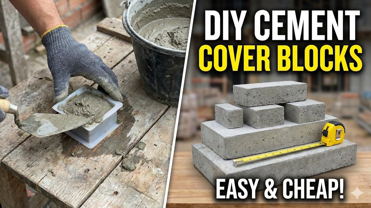 I Built An Underground House Using Only Cement Blocks #construction