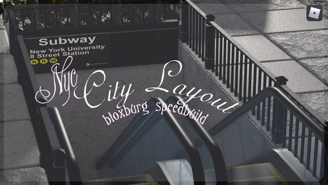 ˗ˏˋ🗽 ꒰ NYC inspired city layout | bloxburg speedbuild ꒱ؘ  292k