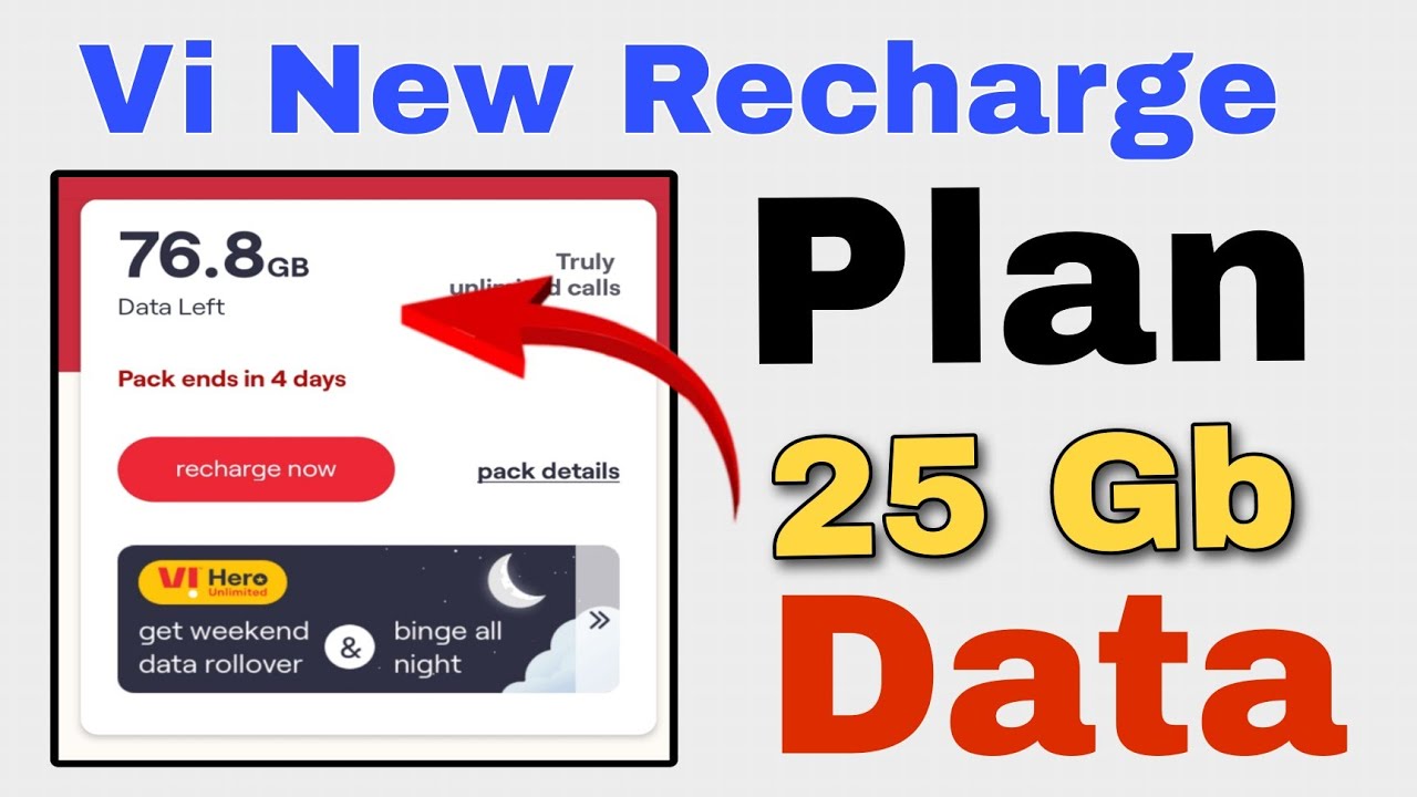 Vi data recharge | vi new recharge plan | vi big holi offer | Info title