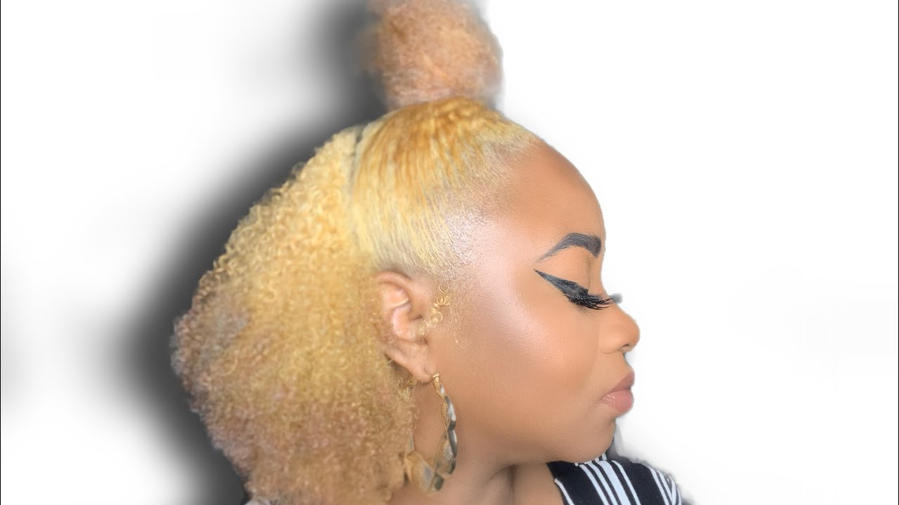 HOW TO : BLEACH NATURAL HAIR