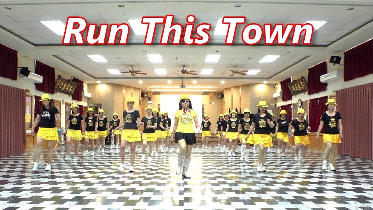 Run This Town│Line Dance by Nathan Gardiner (SCO) & Yulie Dama (INA)║掌控這城市│排舞║4K