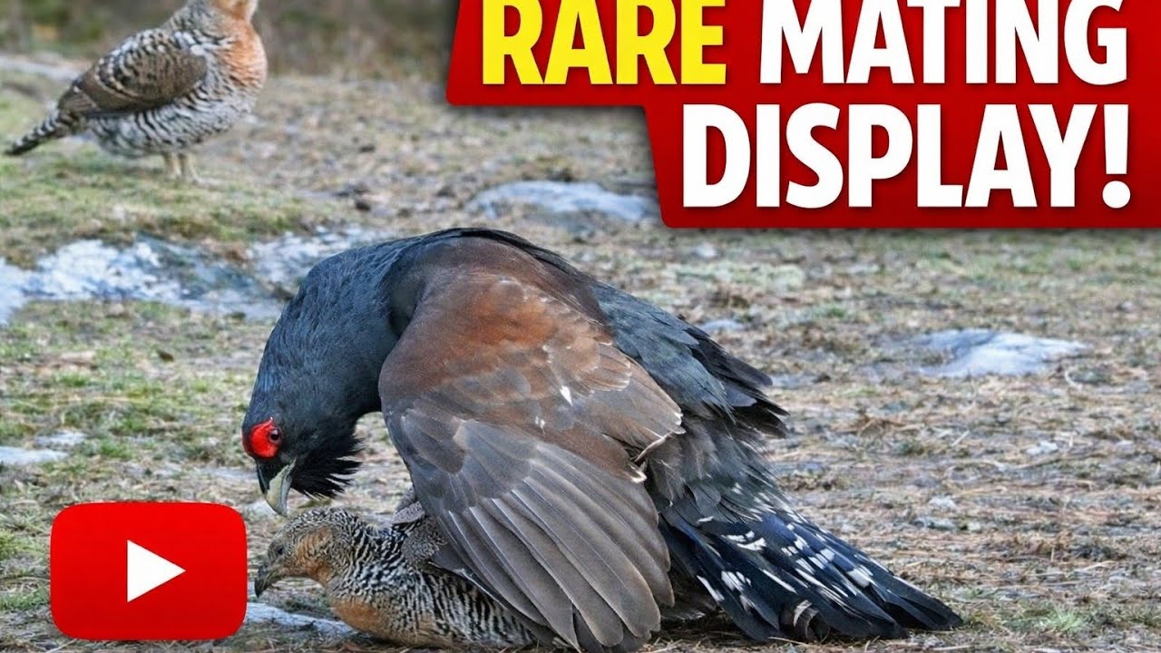 The king of the forest Capercaillie in the wild