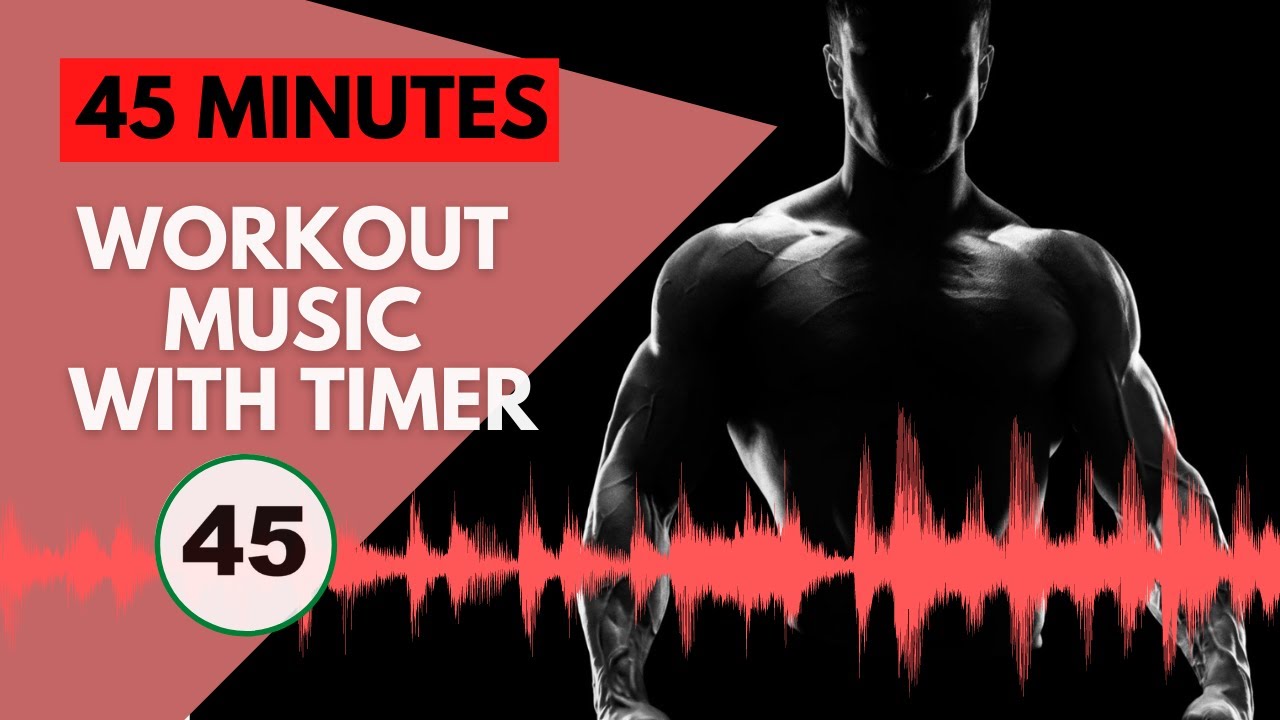 45 minutes workout music with timer [30/10] | HIIT workout music with timer | now to fitness