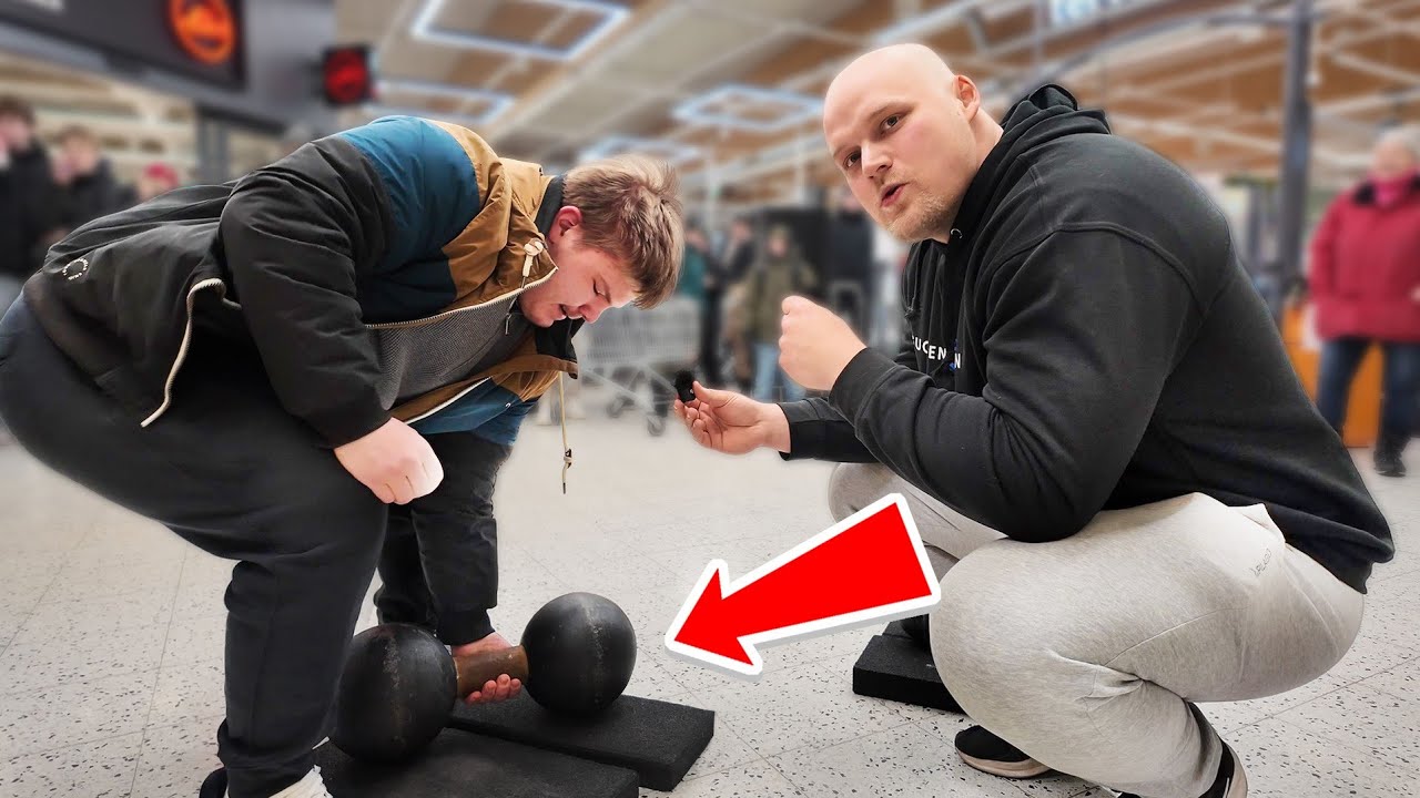 Pystyykö kukaan nostamaan tätä käsipainoa?
