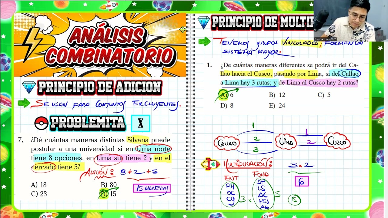 🏆ANÁLISIS COMBINATORIO DESDE CERO🌟
