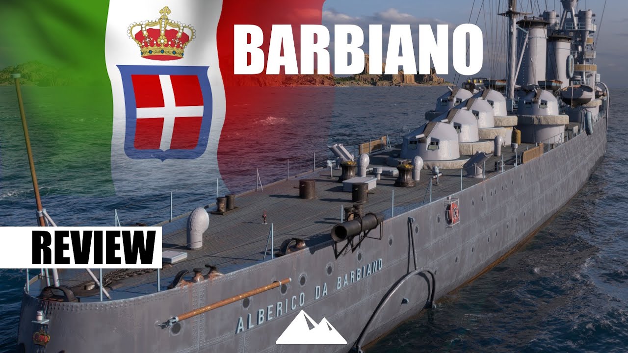 A. DA BARBIANO, MASCHINENGEWEHR Kreuzer im DD Kleid! - #worldofwarships | #review #Deutsch