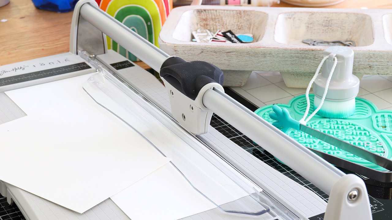 5 Reasons Why I Think Tim Holtz's Rotary Media Trimmer is a Must Have Tool!
