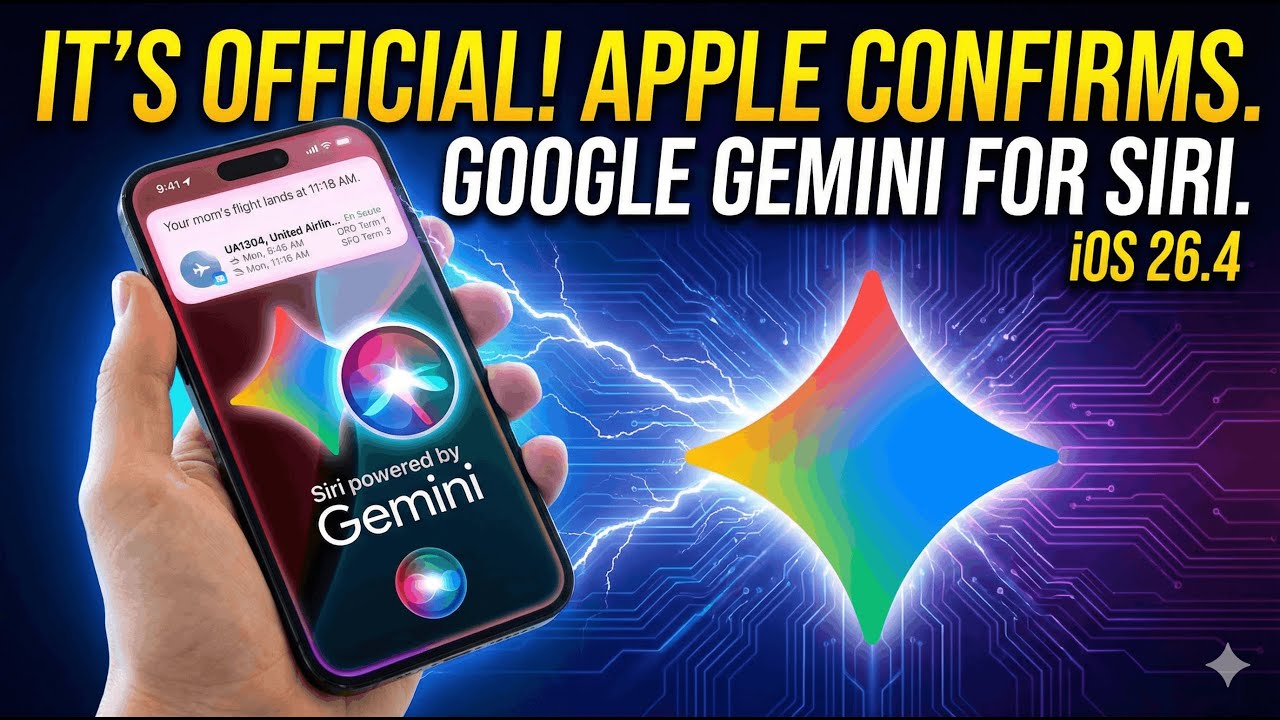 Подтверждено, что Siri в режиме Gemini Power стала интереснее! iOS 26.4 стала еще интереснее!