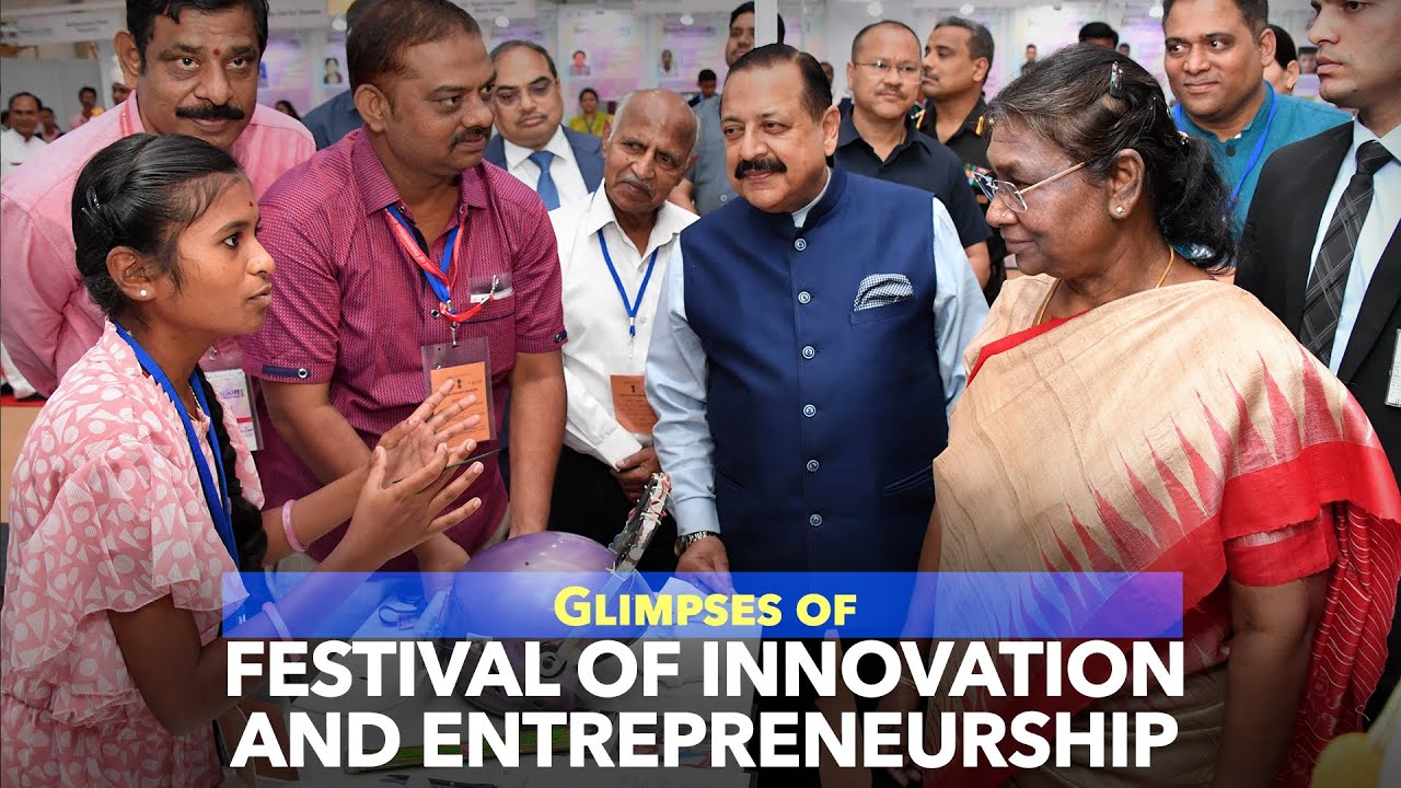 Glimpses of Festival of Innovation and Entrepreneurship (FINE) –2023 at Rashtrapati Bhavan