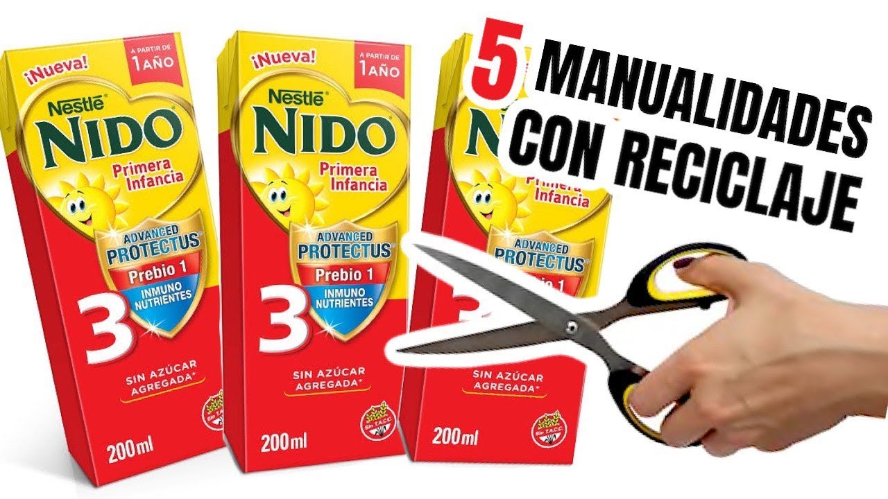 5 MANUALIDADES DE RECICLAJE CON CAJAS DE LECHE | IDEAS INCREÍBLES de RECICLAJE | SHOW DE MANUALIDADE
