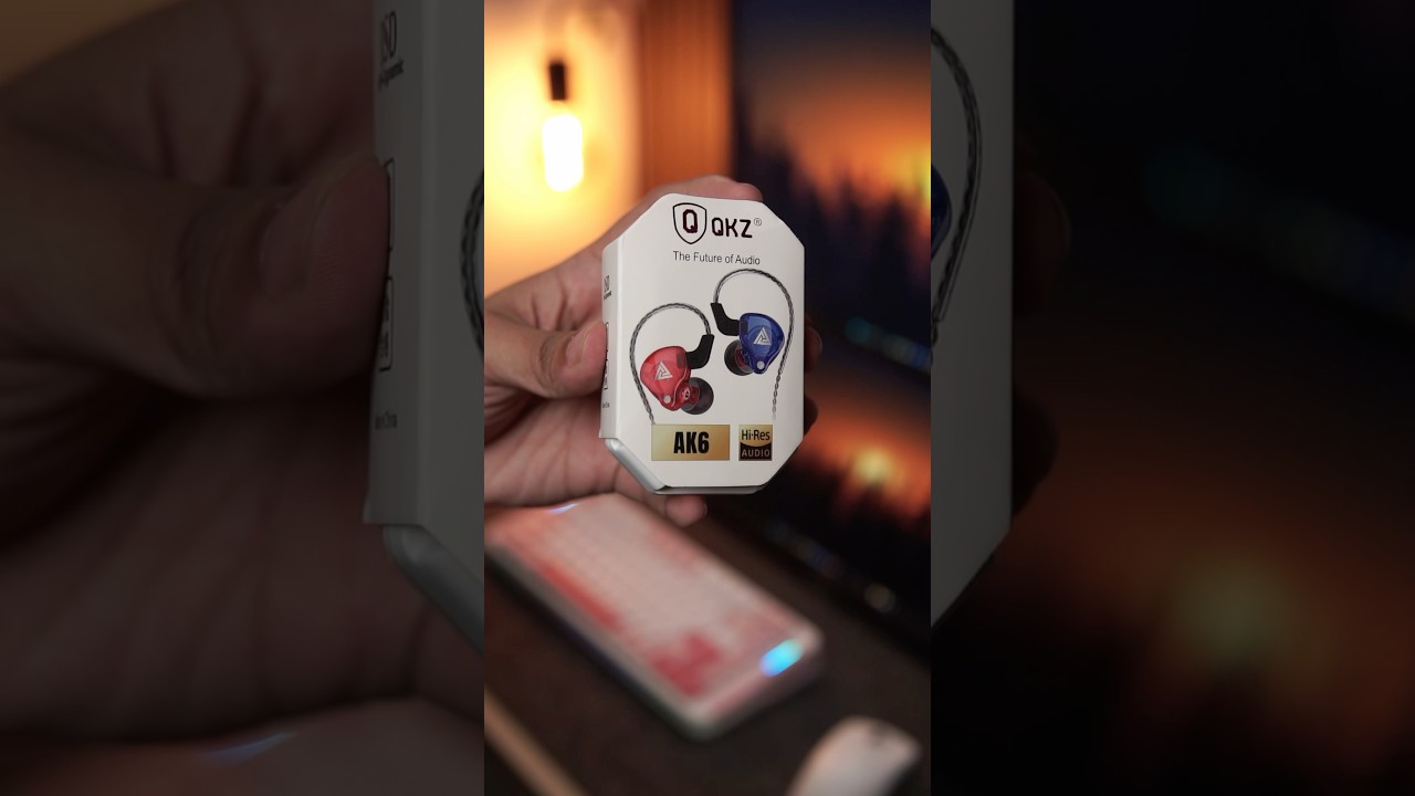 This is the QKZ AK6 iems. Is this a good budget iem? Do you have this iem? #iem #inearmonitors