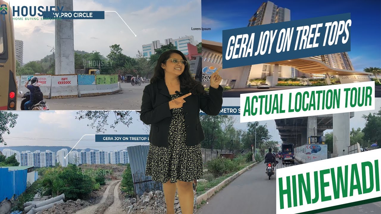 Gera Joy on Treetop Hinjewadi | Actual Location Tour | Gera Developers Hinjewadi Phase 3