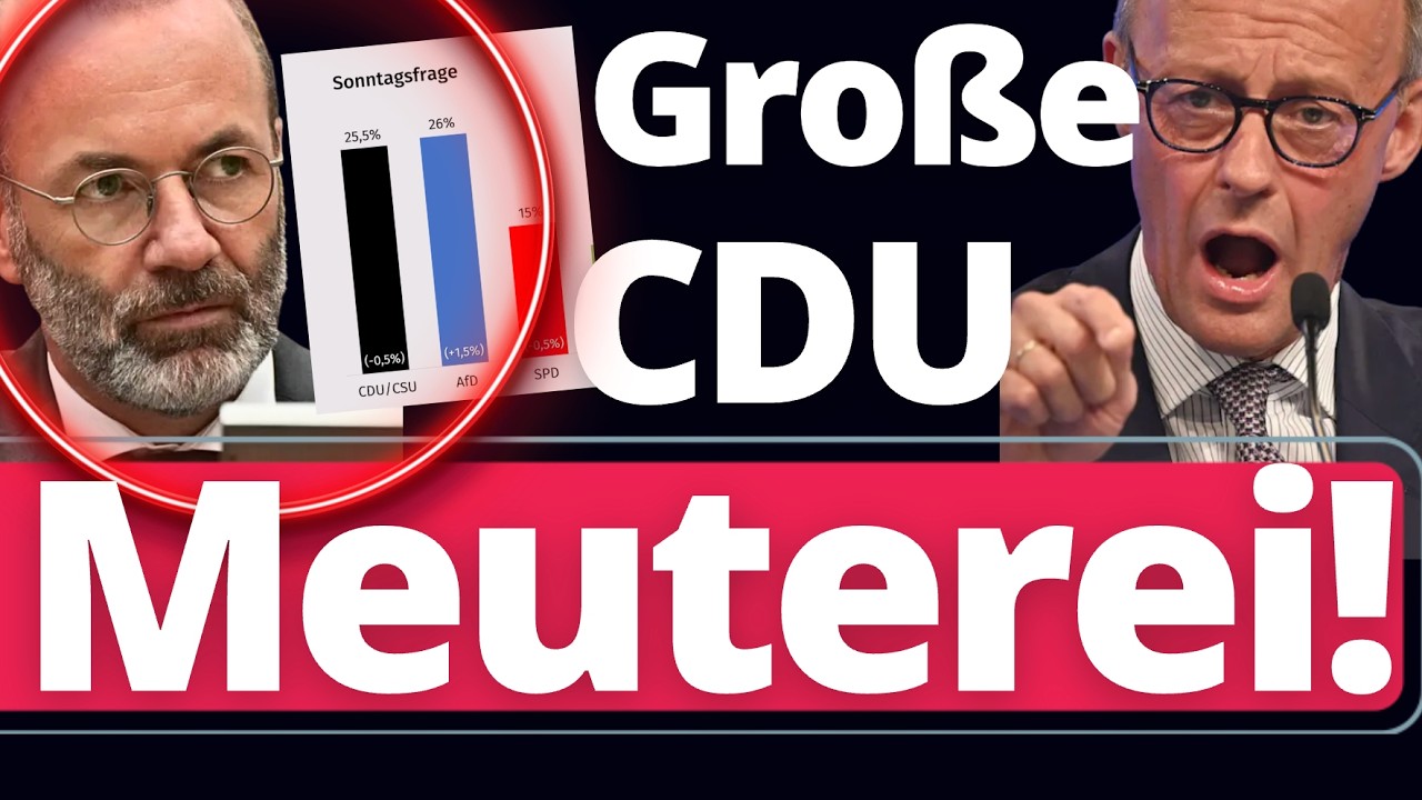 Politbombe sprengt die CDU: Merz geht auf Weber los!