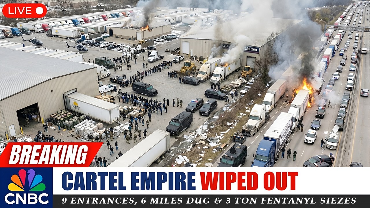 1 MIN AGO: ICE & FBI SMASH Border Tunnel Empire — 9 Entrances, 6 Miles Dug & 3 Tons Fentanyl SEIZED