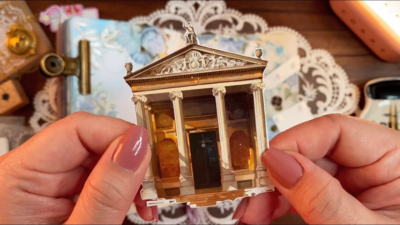 ASMR | Art Museum 🖼️ | Relaxing Scrapbooking