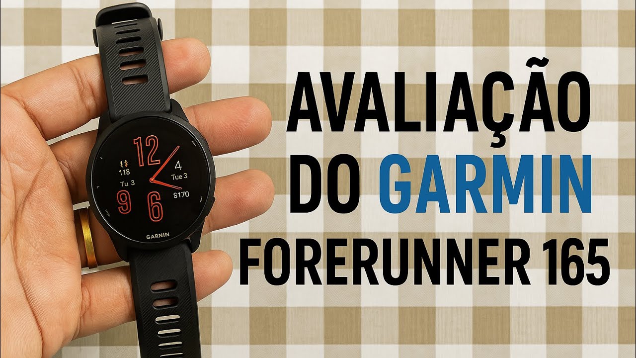 Resenha e avaliação do Garmin forerunner 165