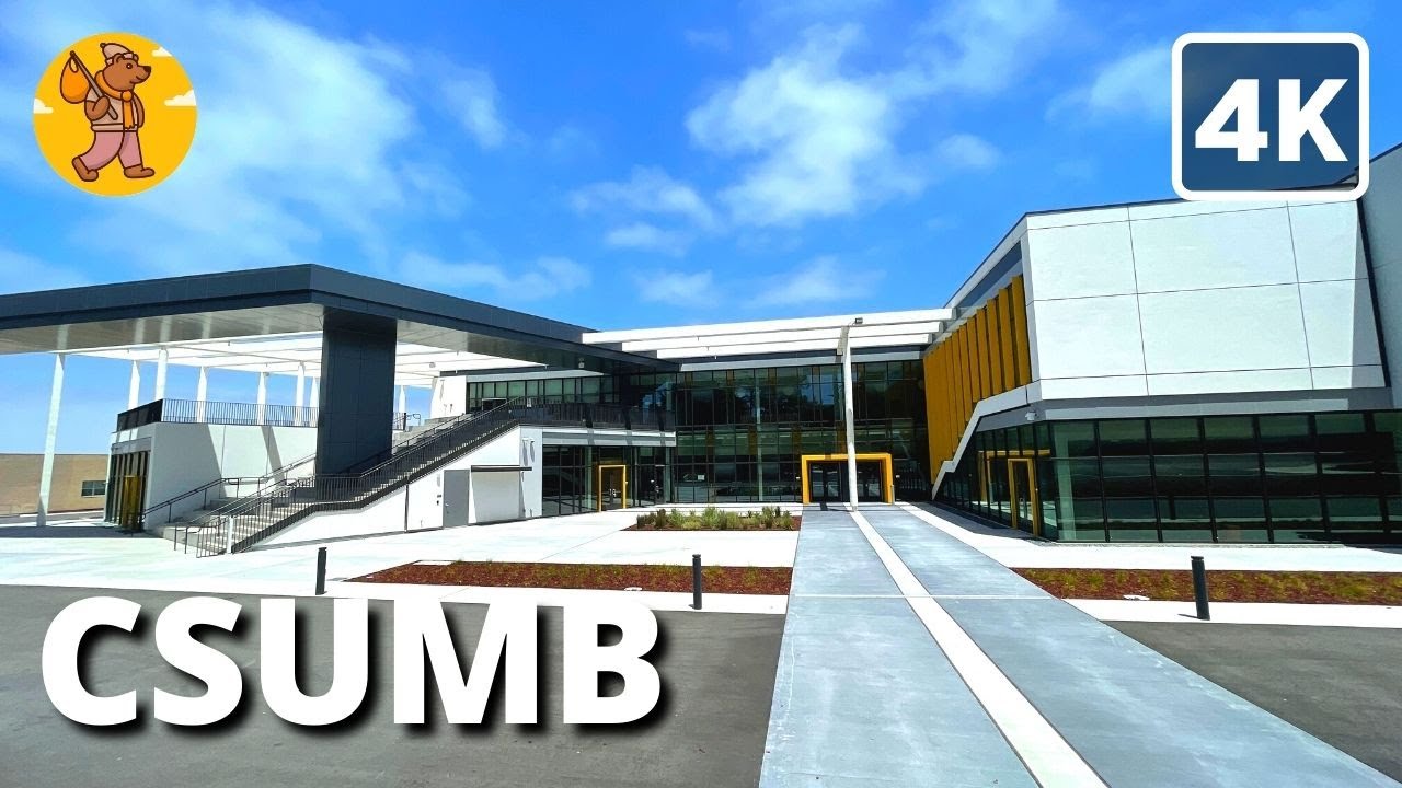 CSUMB Campus Walking Tour | Cal State Monterey Bay {4k} 🔊 Binaural Sound