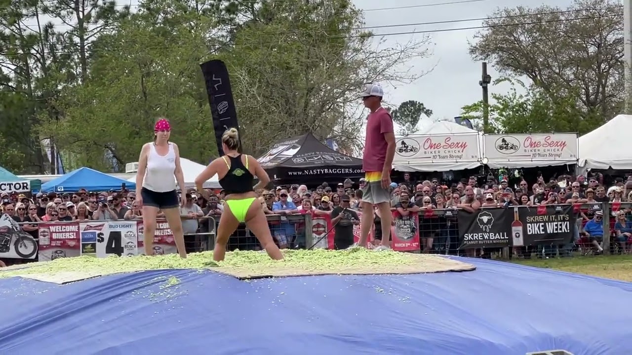Daytona Bike Week 2023 (Coleslaw Wrestling Final Part) #cabbagepatch #coleslaw #wrestling #ihs