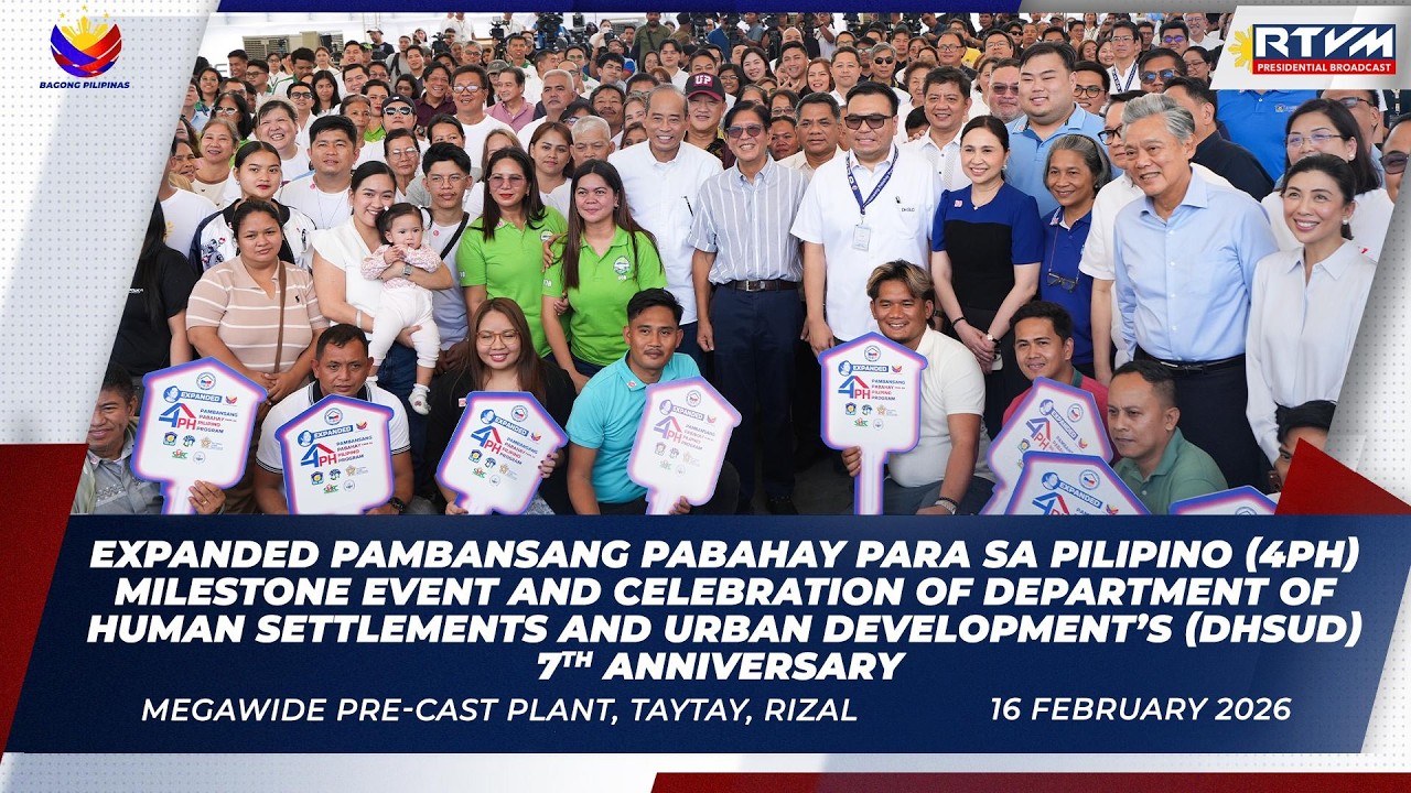 Expanded 4PH Milestone Event & Celebration of DHSUD's 7th Anniversary 2/16/2026