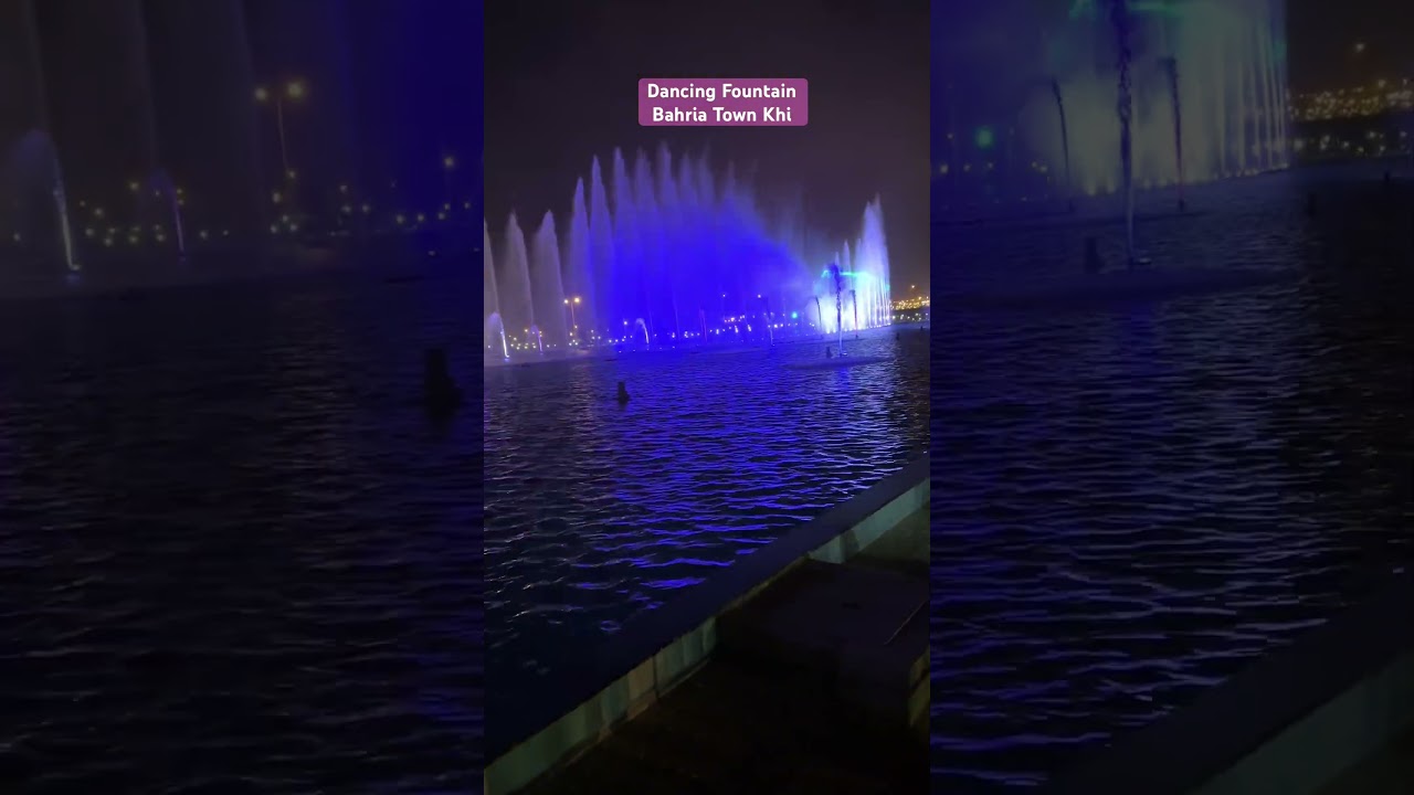 Incredible Dancing Fountain In Bahria Town Karachi
