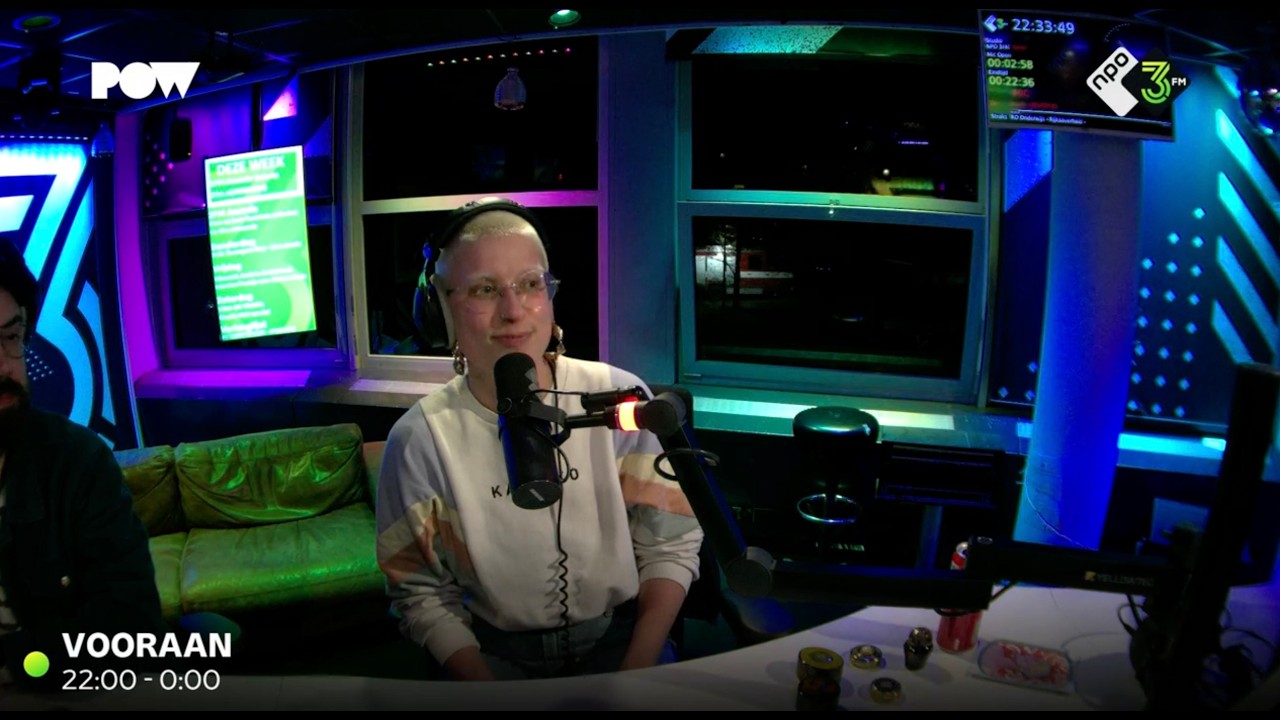 Bieke - 'Ik Voel Dus Ik Besta' bij 3FM (winnaar VoorAan)