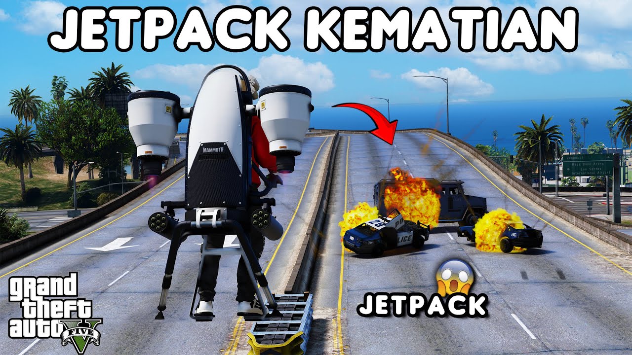 JETPACK RUDAL VS POLISI - GTA 5 ROLEPLAY