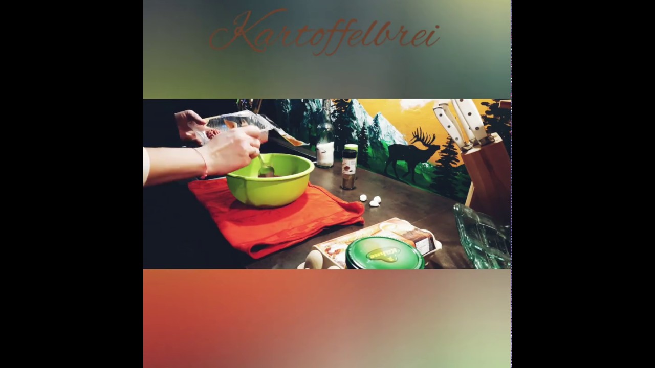 Frikadellen mit Kartoffelpüree, Rezept/ karbanátky s bramborovou kaší