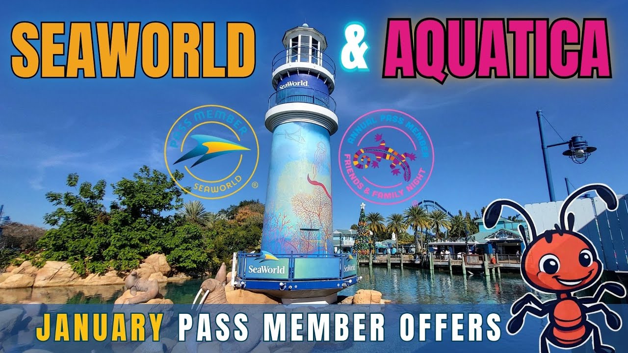 SeaWorld & Aquatica Orlando Pass Member Offers | FREE Tickets, Guest Passes, Beach Bucks & More!