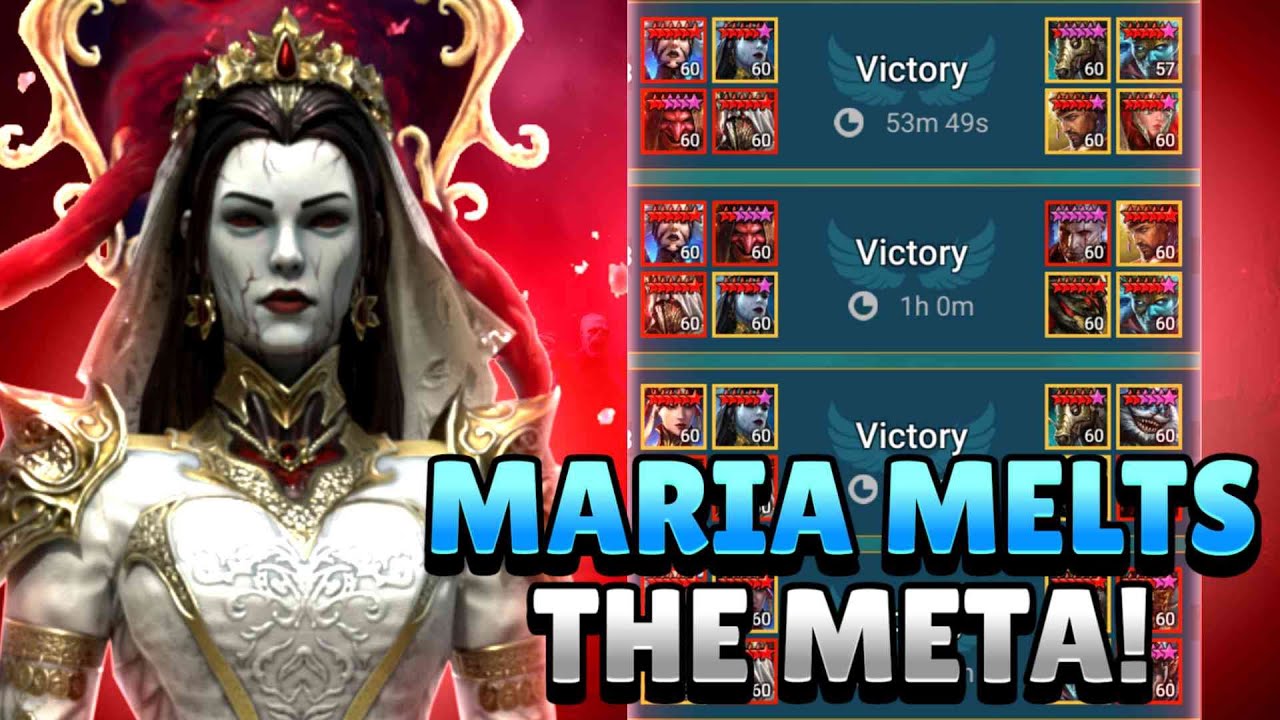 Как создать и использовать «Сангвин Марию»! (PvP-зверь) | Raid: Shadow Legends