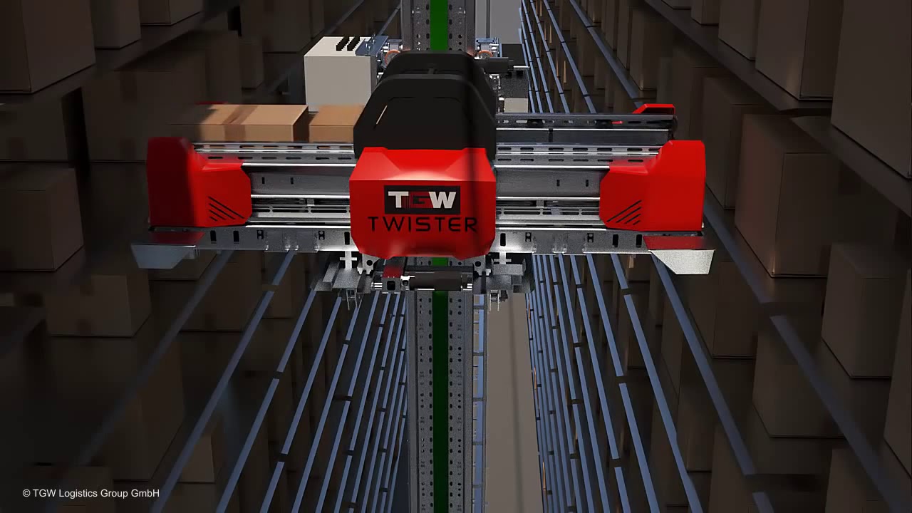 ISL: TGW TWISTER - urządzenie przeładunkowe w systemach miniload