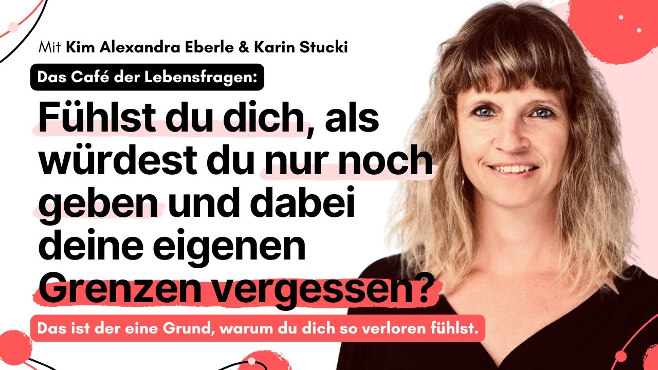 Fühlst du dich, als würdest du nur noch geben und dabei deine eigenen Grenzen vergessen?