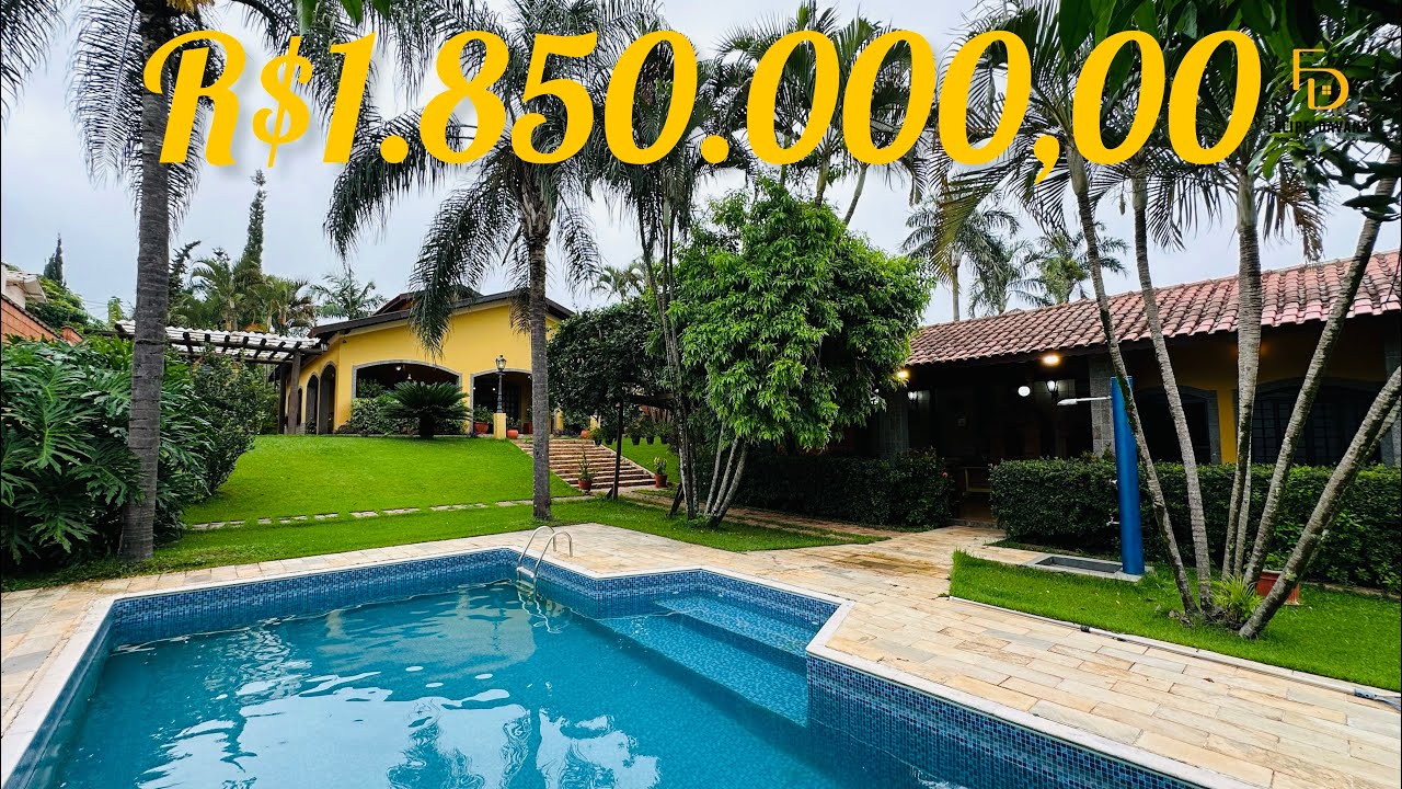 CHÁCARA TÉRREA À VENDA EM CONDOMÍNIO FECHADO NA CIDADE DE INDAIATUBA-SP. 3 DORMITÓRIOS E PISCINA!