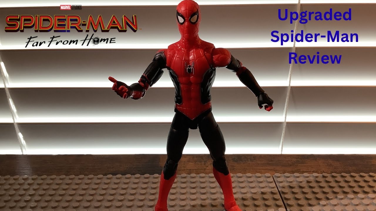 Spider-Man Far From Home Marvel Legends Spider-Man Upgraded Suit Figure Review 