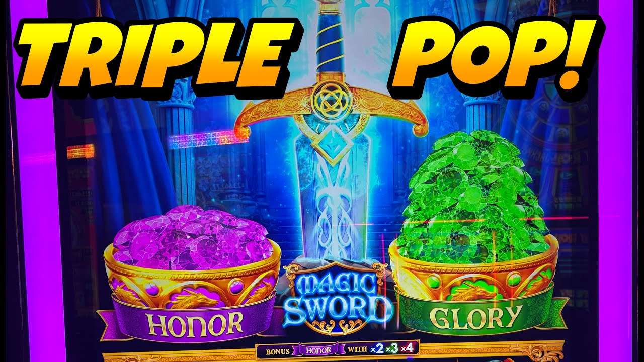 🚨NEW SLOT! *TRIPLE POP* and *TONS* of Huge Wins on Avalon Legendary Sword!