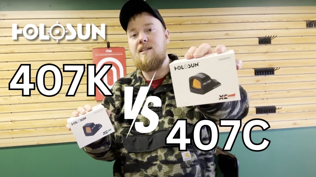 Найдите свой вариант: Holosun 407C и 407K: сравнение