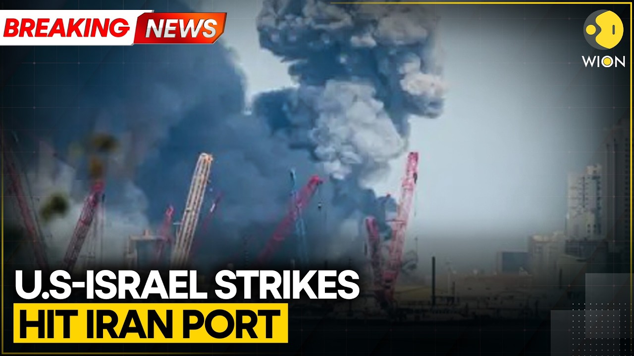 US-Israel War with Iran: US & Israeli Strikes Hit Iranian Port Near Strait of Hormuz | BREAKING