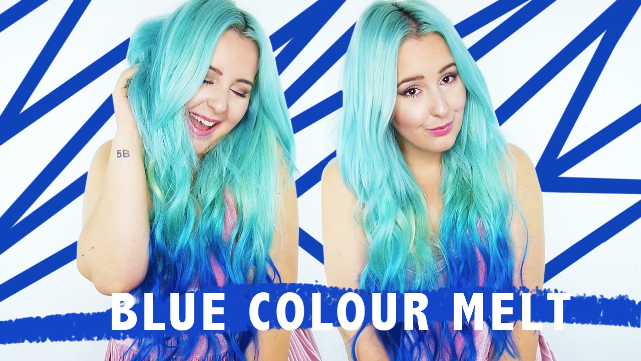 How To: Blue Colour Melt Hair Tutorial! | by tashaleelyn