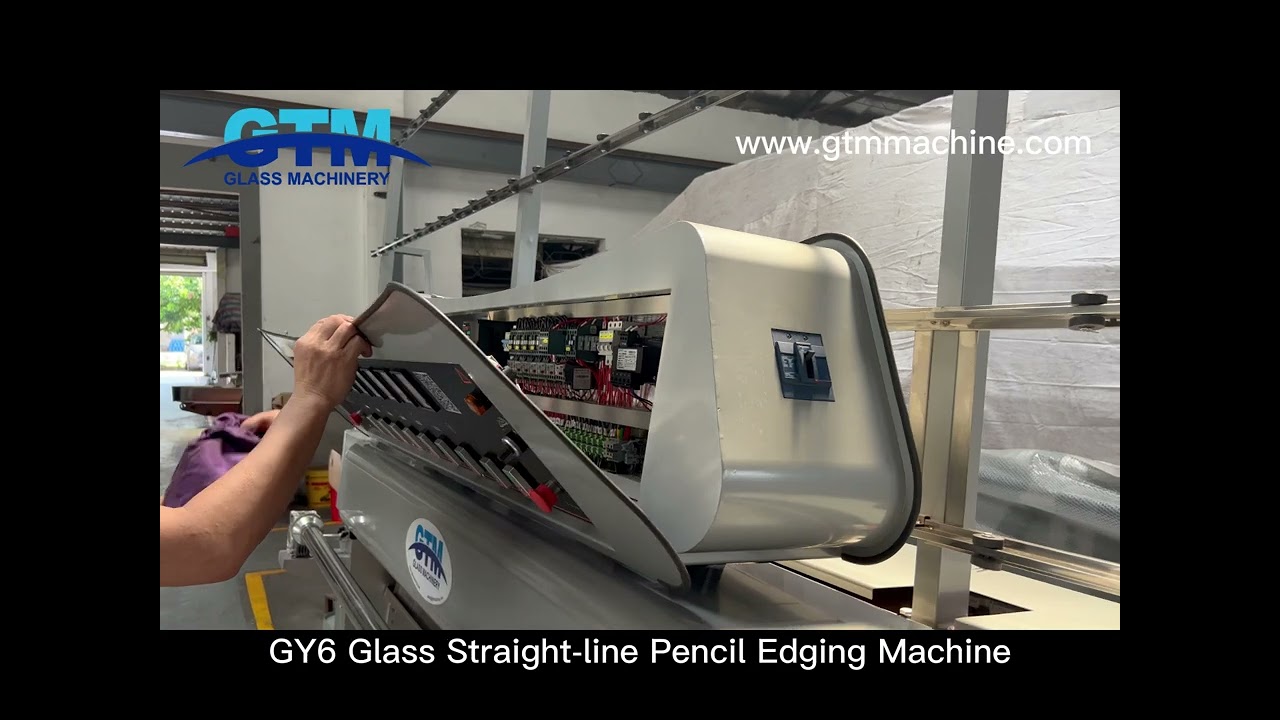 GY6 6/7 Spindles Glass Pencil Round OG Edging Polishing Machine