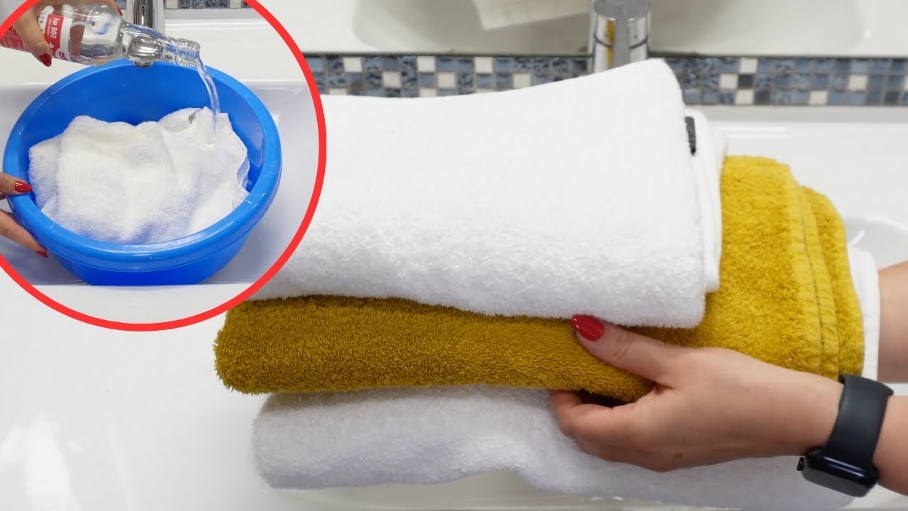 Ręczniki w cudowny sposób odzyskają miękkość i puszystość