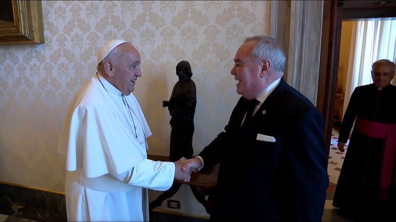 Papa Francesco riceve in udienza il Gran Maestro