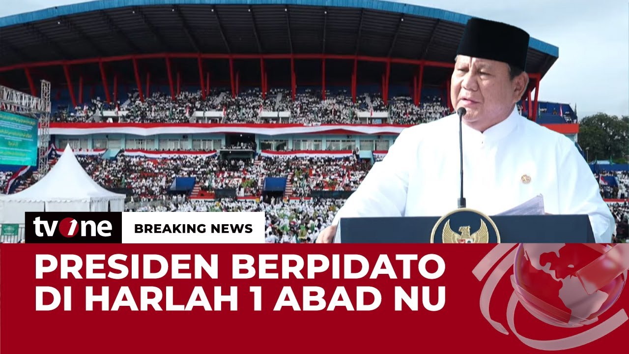 [BREAKING NEWS] Pidato Presiden Prabowo di Harlah 1 Abad NU | tvOne