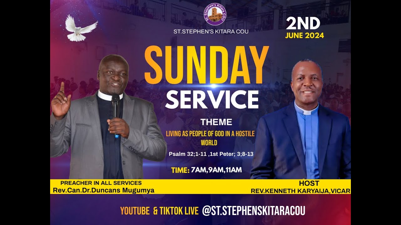 RUNYAKITARA SERVICE - PREACHER : REV.CAN.DR.DUNCANS MUGUMYA